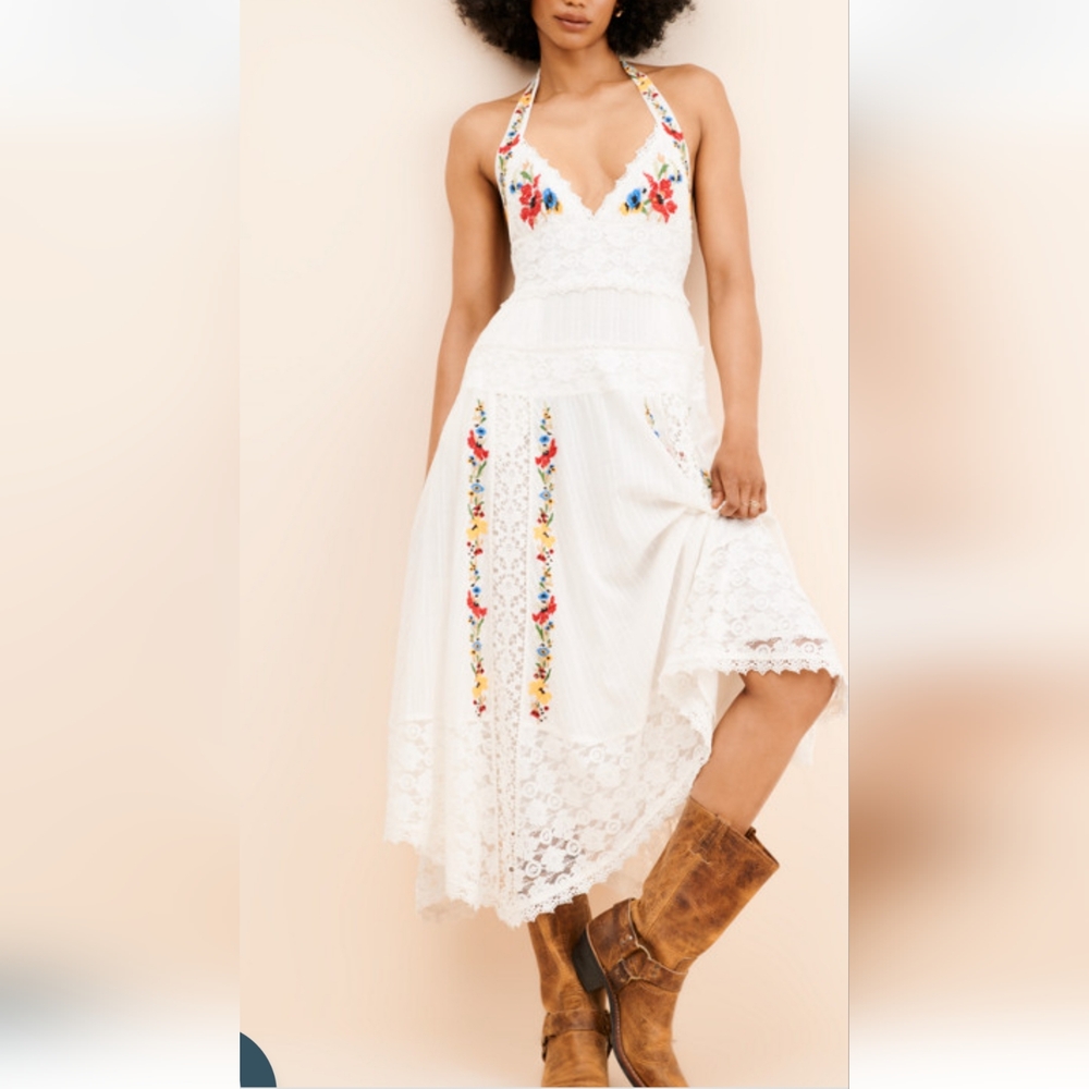 **ONLY 1 XL Left**Free People Keila Midi Dress - Picture 4 of 16